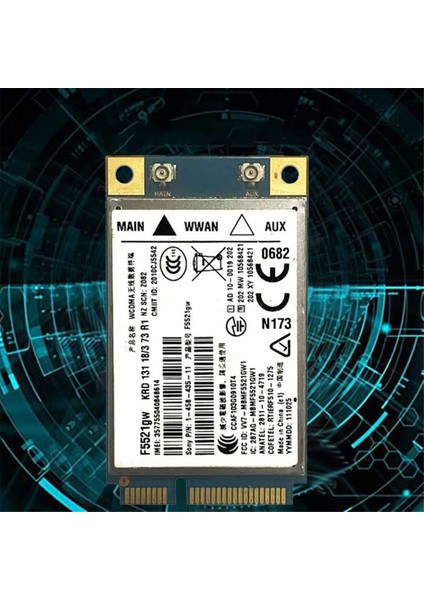 Evrensel F5521GW Wwan Kartı GOBI3000 Hspa Edge 21 Mbps 3g Kartı Wwan Wanl Wcdma (Yurt Dışından) fırsatları