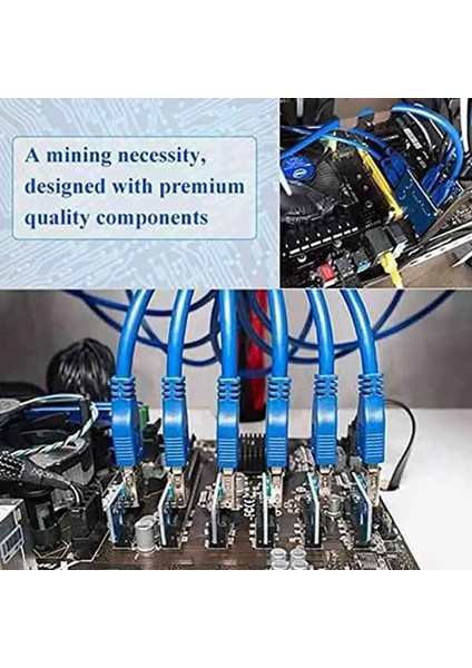 Adet VER006 Pcı-E Adaptör Kartı PCIE1X - 16X 4pın Görüntü Adaptör Panosu USB 3.0 Uzatma Kablosu Btc Madencilik Için (Yurt Dışından) indirimleri