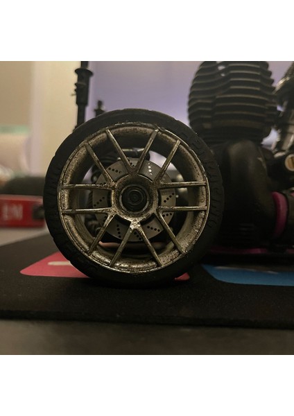 4pcs Metal Fren Diski Hex Adaptörü 1/10 Sakura D4 Rc Araba Için, Kırmızı (Yurt Dışından) fiyatları