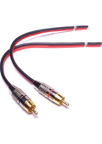 Rca Fiş Adaptörüne Hoparlör Kabloları, 2 Kanallı (1 Ayak) (Yurt Dışından)