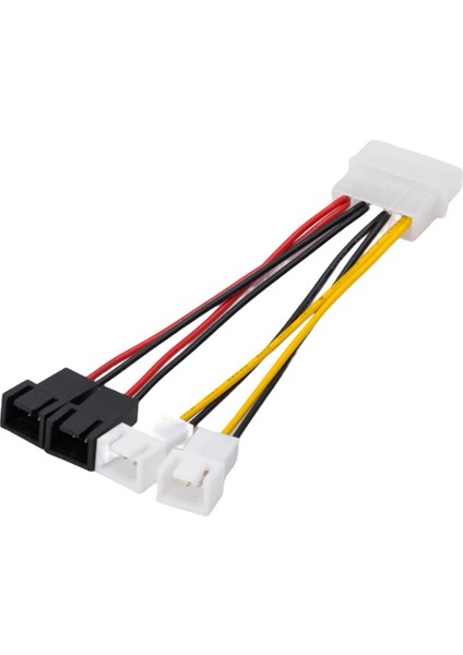 10 Parça Bilgisayar Adaptör Kablosu Cpu Fan Kablosu 4pin'den Küçük 3pin Fan'a 2 Hızlı Hız Kontrol Hattı 12.5cm (Yurt Dışından) modelleri
