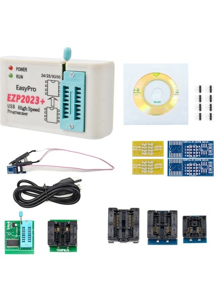 EZP2023+ Yüksek Hızlı Spı Flash Programcı EZP2023 USB Derleyici Desteği 24/25/93/95 Eeprom 25 Flash Bios Çipi (Yurt Dışından)
