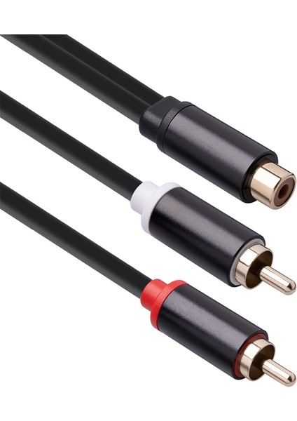 Rca Kablosu 2 Rca Erkek - 1 Rca Dişi Adaptör Ses Kablosu Aux Kablosu (Yurt Dışından) indirimleri