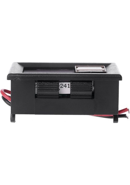 Araba USB 5V 2A Çıkışı Için 12V Dijital Voltmetre Gerilim Akü Paneli (Yurt Dışından)