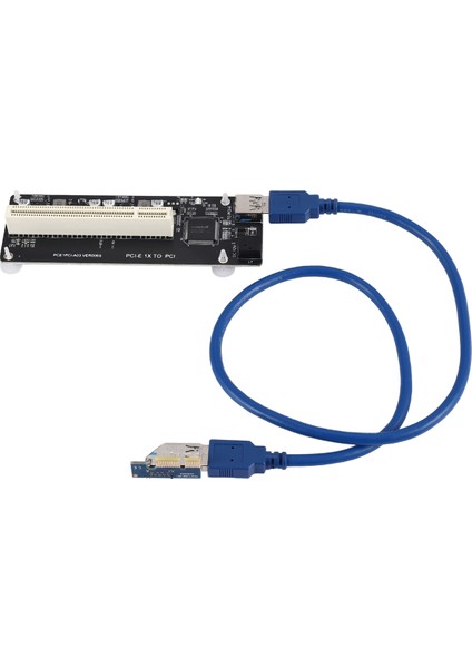 Pcıe Pcı-E Pcı Express X1 Pcı Yükseltici Kart Veri Yolu Kartı Yüksek Verimli Adaptör Dönüştürücü USB 3.0 Kablosu Masaüstü Bilgisayar Için (Yurt Dışından)