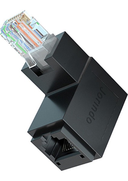 RJ45 Erkek - Dişi Ethernet Adaptörü Ağ Genişletici 90 Derece Bükme Için CAT5E Cat6 Cat8 Ethernet Kablo Konektörü (Yurt Dışından)