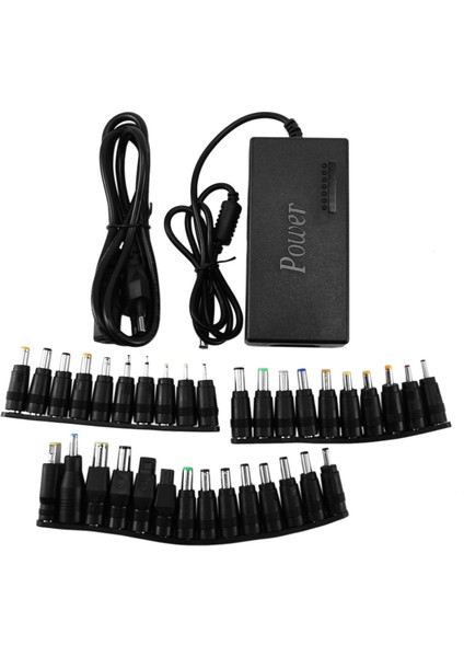 Evrensel Dc 12V 15V 16V 18V 19V 20V 24V 4.5A 4A Ayarlanabilir Güç Kaynağı Adaptörü 34 Ayrılabilir Fiş Dizüstü Bilgisayar Ab Tak (Yurt Dışından)