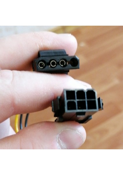 20 Adet Molex - Pcı-E Güç Ide 4 Pin Dişi - 6 Pin Dönüştürücü Kablosu (Yurt Dışından) modelleri