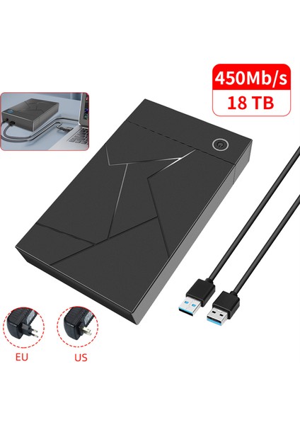 3,5 Inç HDD Muhafazası USB 3.0 - Sata Sabit Disk Kutusu-Abd Tak (Yurt Dışından)