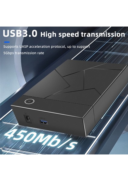 3,5 Inç HDD Muhafazası USB 3.0 - Sata Sabit Disk Kutusu-Abd Tak (Yurt Dışından)