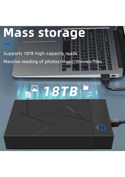 3,5 Inç HDD Muhafazası USB 3.0 - Sata Sabit Disk Kutusu-Abd Tak (Yurt Dışından)
