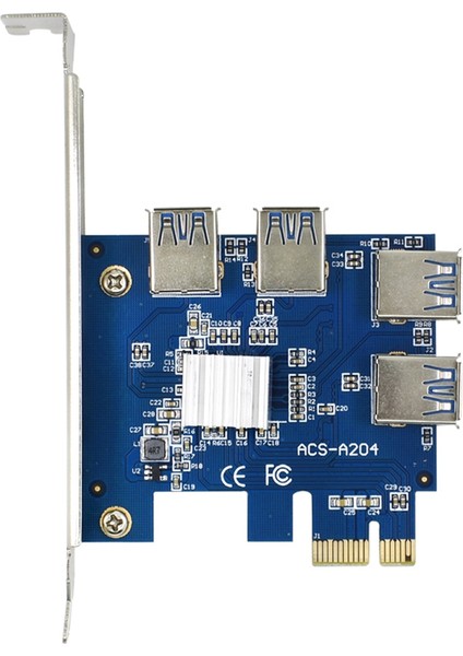Pcı Express Kart Çarpanı Pcıe 1 Ila 4 USB Gpu X1 X16 Pcı-E Yükseltici Kart Video Kartı Madencilik Için (Yurt Dışından) modelleri