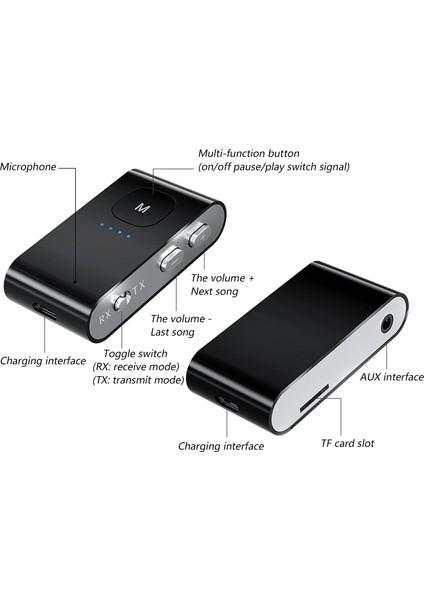 Bluetooth Alıcı Verici LCD Ekran Dahili Mikrofon Desteği Cep Telefonu Bilgisayar Araba Için Tf Kart Oynatma (Yurt Dışından) indirimleri