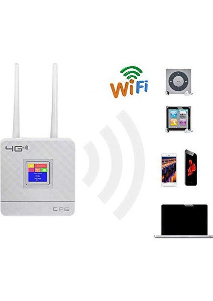 CPE903 4g Kablosuz Yönlendirici Kablosuz - Kablolu Taşınabilir Wıfı (Ab Fişi) (Yurt Dışından)