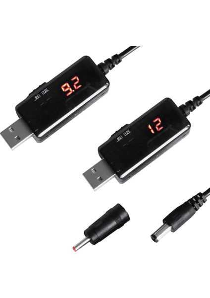 USB Dc 5V 9V 12V Güç Kablosu Rota Şarj Wıfı Adaptör Tel USB Boost Modülü Dönüştürücü Powerbank USB Üzerinden (Yurt Dışından)