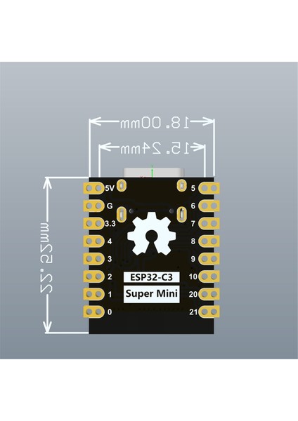 ESP32-C3 Geliştirme Kartı ESP32 Supermini Geliştirme Kartı ESP32 Geliştirme Kartı Wifi Bluetooth (Yurt Dışından)