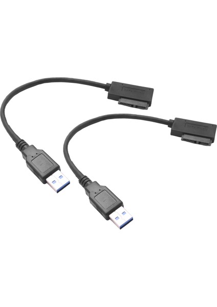 2x USB 3.0 Ila 7+6 13PIN Slimline Sata Dizüstü Bilgisayar Cd/dvd Rom Optik Sürücü Adaptör Kablosu (Yurt Dışından)