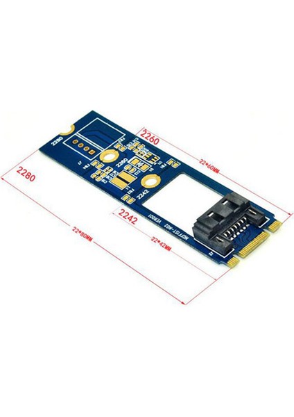 M2 Sata Adaptörü Dönüştürme Kartı Bm Anahtar M.2 Ngff Desteği 2242 2260 2280 (Yurt Dışından) fırsatları