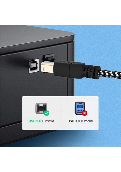 Tip C - Mıdı Kablosu USB C - USB B 2.0 Yazıcı Kablosu Aio, , Yazıcılar ve Daha Fazlası Için Yazıcı Tarayıcı Kablosu (Yurt Dışından) fiyatları