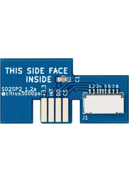 Mikro Sd Kart Okuyucu Için D2SP2 Sdload Adaptörü, Mavi (Yurt Dışından)