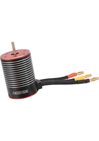 3650 5200KV Fırçasız Motor ve 60A Fırçasız Esc Su Geçirmez 1:10 1/10 Rc Kamyon Araba Tekne Modeli (Yurt Dışından)