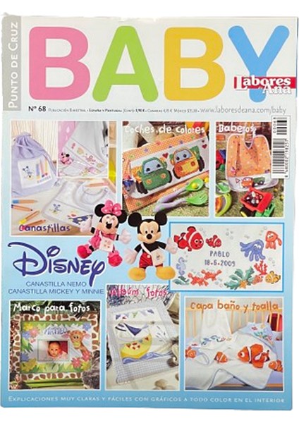 Labores De Ana Baby (Ispanyolca) Nakış Elişi Hobi Dergisi Sayı 68
