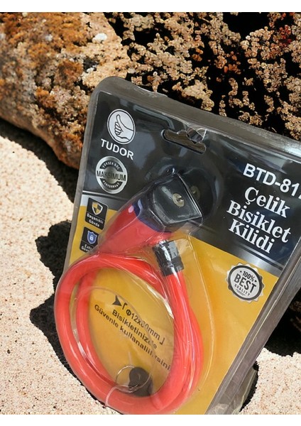 Bisiklet Kiliti, Çelik Halat Kilit, Sağlam Gövde, Extra Güvenlik