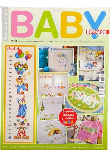 Labores De Ana Baby (Ispanyolca) Nakış Elişi Hobi Dergisi Sayı 66
