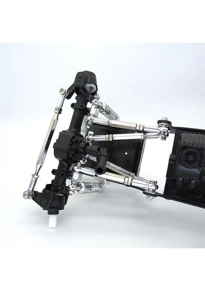 Mn D90 D91 D96 1/12 Rc Metal Çekme Çubuğu Direksiyon Bağlantı Çubuğu Seti, Kırmızı (Yurt Dışından)