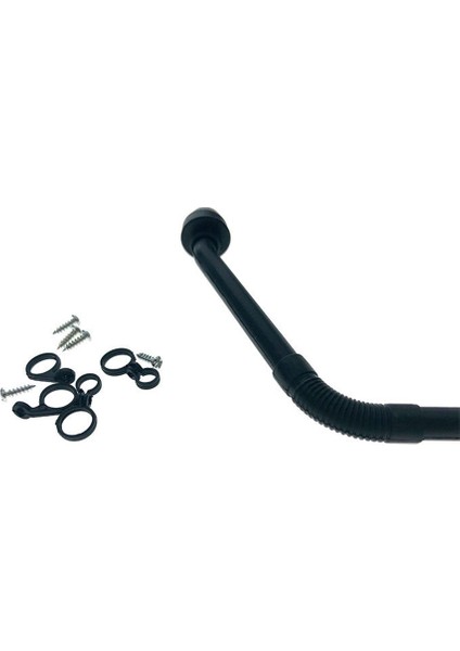 2x 1/10 Rc Paletli Siyah Naylon Şnorkel Trx4 D110 D90 Vücut Araba Kabuk (Yurt Dışından)