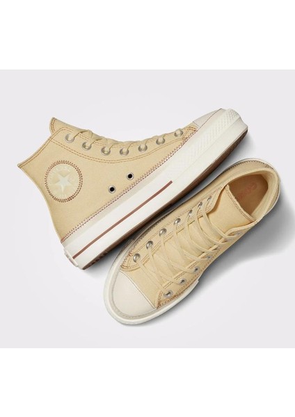 Chuck Taylor All Star Platform Sarı Günlük Spor Ayakkabı indirimleri