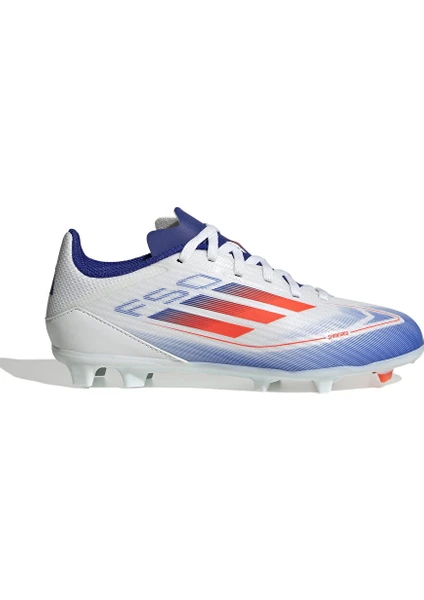 Adidas F50 League FgMg J Çocuk Beyaz Krampon (Çim Zemin) IF1367