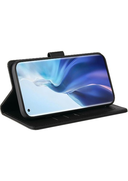Xiaomi 11 Kickstand Üç Kart Yuvaları Premium Deri 4 Için Flip Case (Yurt Dışından) indirimleri