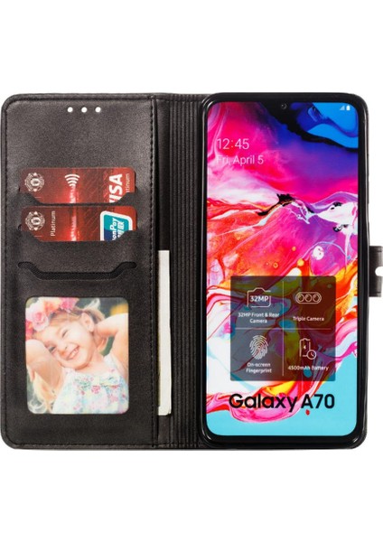 Samsung Galaxy A70/A70S Kart Tutucu Için Cüzdan Durumda Tüm Yuvarlak Koruma (Yurt Dışından) indirimleri