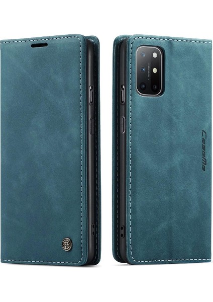 Oneplus 8t Manyetik Kapatma Darbeye Vaka Kart Yuvası Pu Için Flip Case (Yurt Dışından)