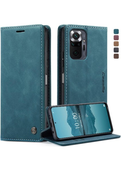 Xiaomi Redmi Not 10 Için Flip Case Pro Max Flip Folio Kitap Kılıf Kart Yuvası (Yurt Dışından)