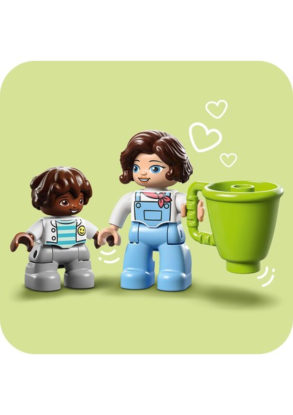 ® Duplo Kasabası Tekerlekli Aile Evi 10986 2 Yaş ve Üzeri Için Yaratıcı Oyuncak Yapım Seti (31 Parça)
