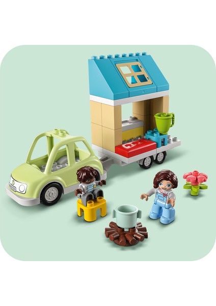 ® Duplo Kasabası Tekerlekli Aile Evi 10986 2 Yaş ve Üzeri Için Yaratıcı Oyuncak Yapım Seti (31 Parça)