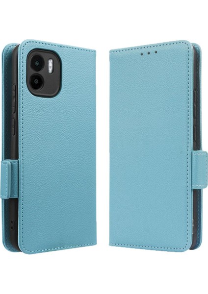 Xiaomi Redmi A1 Kart Yuvaları Tutucu Pu Deri Cüzdan Manyetik Yan (Yurt Dışından)