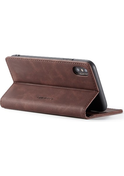 Iphone Xs Max Flip Folio Kitap Kılıf Için Flip Case Kart Yuvası Kickstand Pu (Yurt Dışından) fırsatları