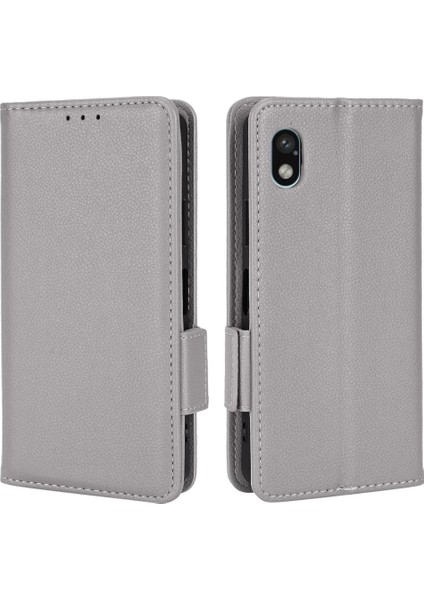 Sony Xperia Ace Iii Için Yan Toka Cüzdan Pu Deri Manyetik Kart (Yurt Dışından)
