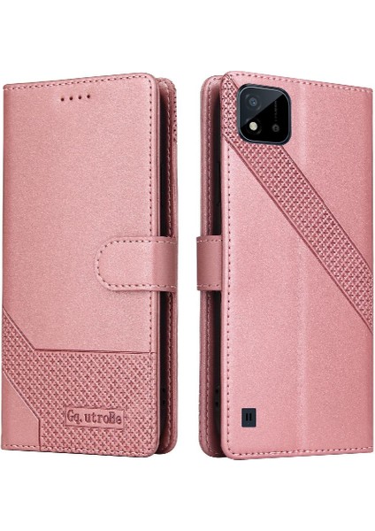 Realme C20 Premium Deri Darbeye Üç Kart Yuvaları 4 Için Flip Case (Yurt Dışından) indirimleri