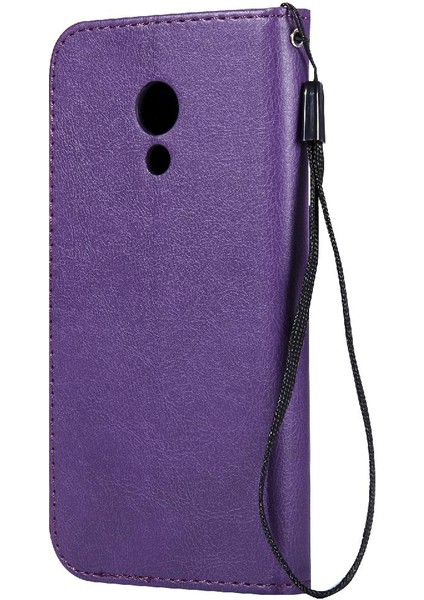 Kart Yuvası Klasik Düz Renk Iş ile Motorola Moto G2 Için Flip Case (Yurt Dışından) indirimleri