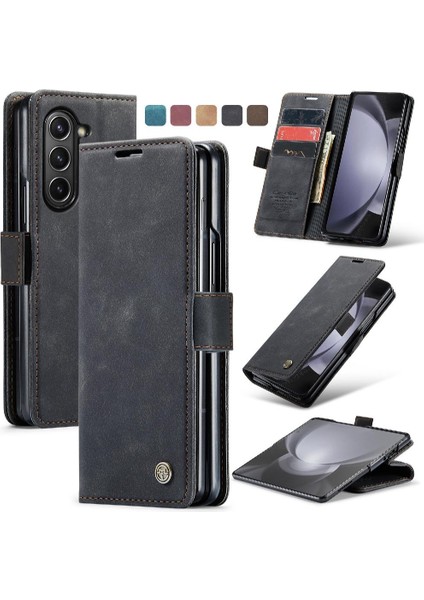 Samsung Galaxy Z Için Flip Case Fold 5 5g Flip Folio Kitap Manyetik Kapatma (Yurt Dışından) modelleri