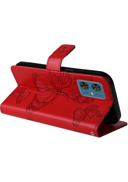 Motorola Moto G54 5g Pu Deri Flip Kickstand Için Kılıf Kart Yuvası ile (Yurt Dışından) modelleri