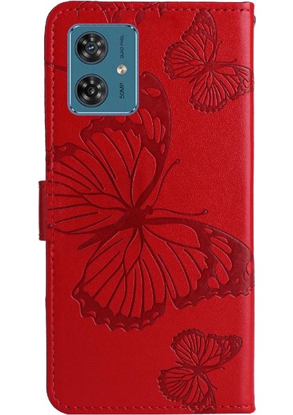 Motorola Moto G54 5g Pu Deri Flip Kickstand Için Kılıf Kart Yuvası ile (Yurt Dışından) indirimleri