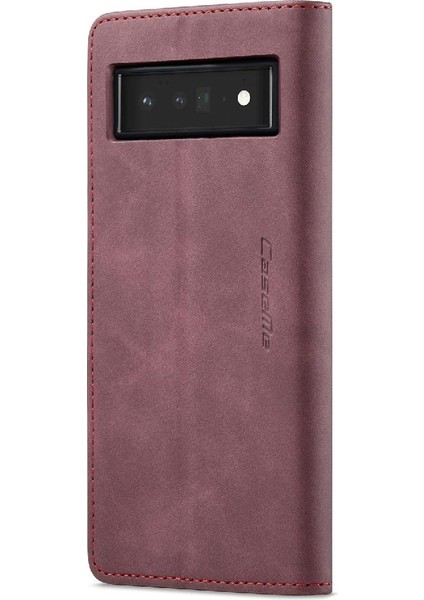 Google Piksel 6 Pro Manyetik Kapatma Darbeye Dayanıklı Vintage Pu Için Flip Case (Yurt Dışından) indirimleri