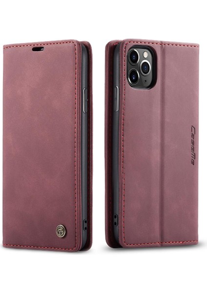 Iphone 11 Için Flip Case Pro Max Vintage Pu Deri Cüzdan Kılıf Kart Yuvası (Yurt Dışından)
