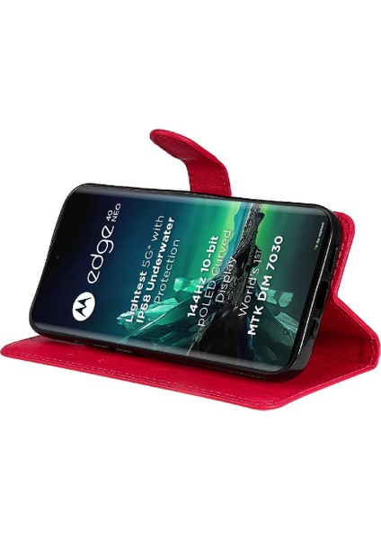 Motorola Kenar 40 Neo 5g Için Flip Case Yüksek Kalite Deri Klasik Katı (Yurt Dışından) fırsatları