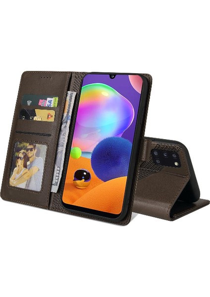 BDT Boutique Samsung Galaxy Flip Premium Deri Darbeye Kickstand 4 Için Flip Case (Yurt Dışından)